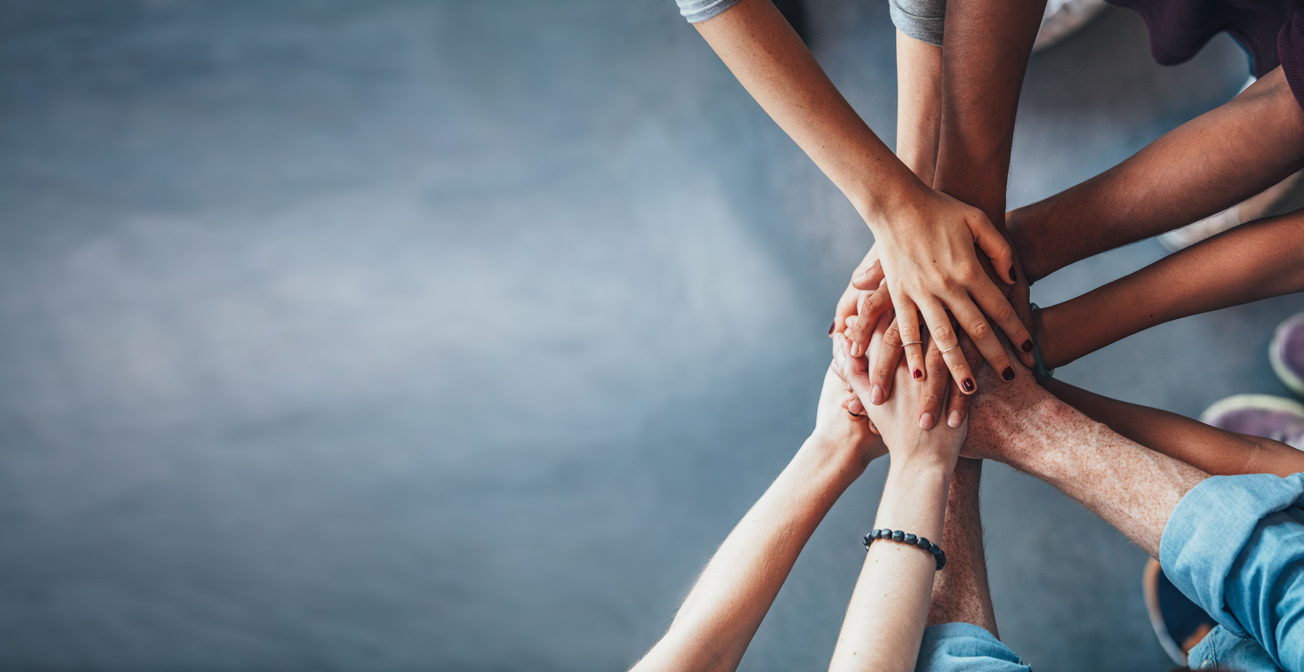 Hands together